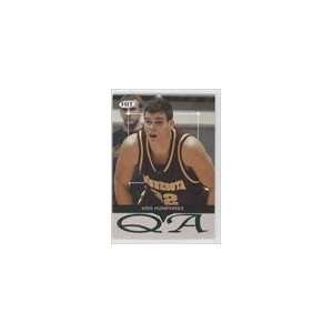    2004 SAGE HIT Q&A #Q32   Kris Humphries Sports Collectibles