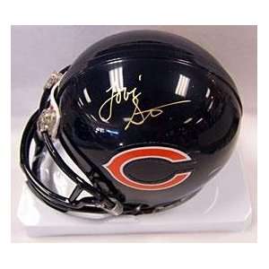  Lovie Smith Autographed Mini Helmet   Autographed NFL Mini 