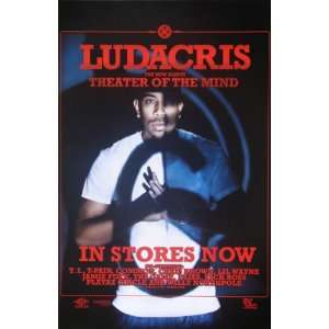  Ludacris   Theater Of The Mind Poster   Rare   Mint   New 
