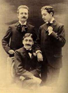 The photograph that scandalized Prousts mother Marcel Proust (seated 