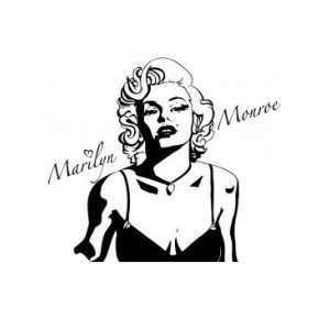  Marilyn Monroe   Wall Decal   selected color Kelly Green 