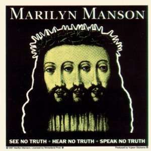 Marilyn Manson   Trinity Decal   Sticker