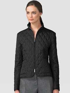 Burberry London   High Neck Quilted Jacket    