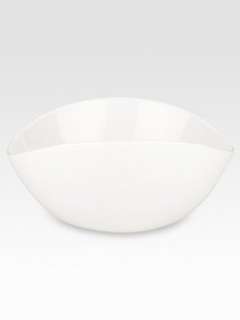 Donna Karan   7 Easy Pieces Oval Bowl/White