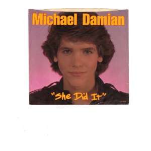   DAMIAN, Michael/She Did It/45rpm picture sleeve ONLY Michael Damian