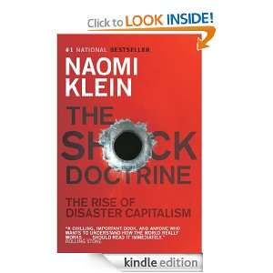   The Rise of Disaster Capitalism Naomi Klein  Kindle Store