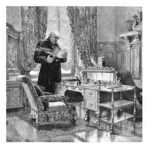  Prince Otto Von Bismarck in His Study, 1882 Stretched 
