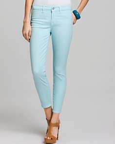 Brand Jeans   Mid Rise Luxe Twill Skinny Jeans in Aqua