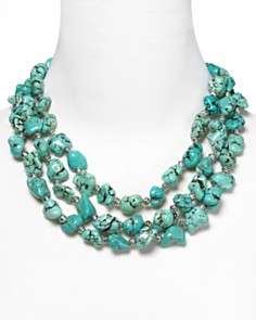 Lauren by Ralph Lauren Canyon Road Turquoise Nuggets Necklace, 20