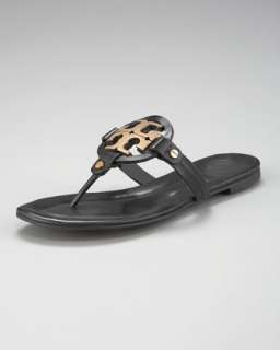 Padded Leather Thong Sandal  
