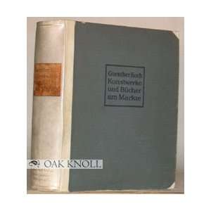  KUNSTWERKE UND BUCHER AM MARKTE. Guenther Koch Books