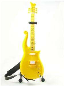 Miniature Guitar PRINCE Cloud Yellow & Strap  