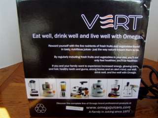 OMEGA VERT VRT350 HD JUICER Low Speed VRT 350 Vertical Organic Juice 