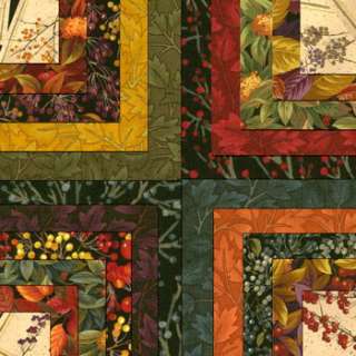 TWIGS & BERRIES Quilt Squares MODA Fabric 4 CHARMS  