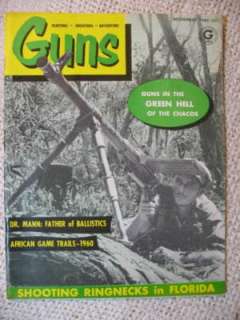 LOT 5 OLD GUNS HUNTING SHOOTING ADVENTURE MAGAZINE 1960  