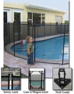 Removeable Safety Pool Fence Gate 30 wide x 5 high  