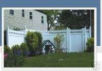 PVC VINYL PICKET TOPPER FENCING WHITE 6 X 80  