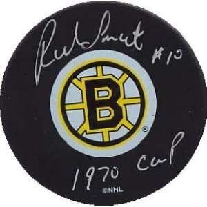  Rick Smith Autographed Puck   )