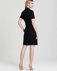 Theory Button Front Dress   Timandra Impeccable Collar