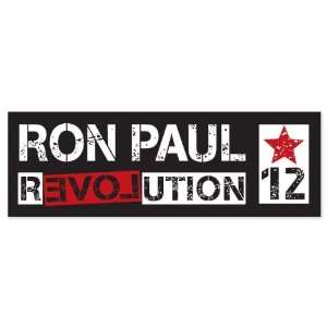 Ron Paul 2012 car bumper sticker window decal 8 x 3