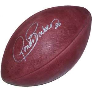 Ronde Barber Autographed NFL Football