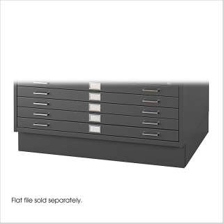   Base 4986 & 4996 Flat File Black Filing Cabinet 073555499728  
