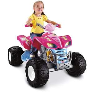 Fisher Price Power Wheels Girls Barbie KFX ATV   NEW  