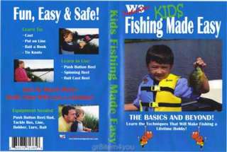 Kids Fishing Made Easy The Basics and Beyond DVD NEW  