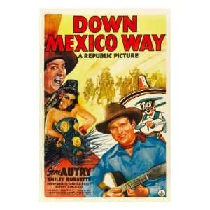 Down Mexico Way, Smiley Burnette, Fay Mckenzie, Gene Autry, 1941 