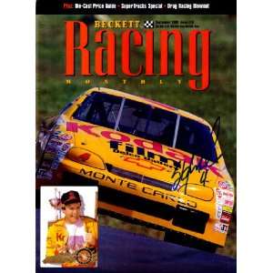 Sterling Marlin (NASCAR) autographed September 1995 Beckett Racing 