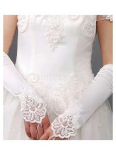  Satin White Long Wedding Party Evening Joker Gloves/protect New  
