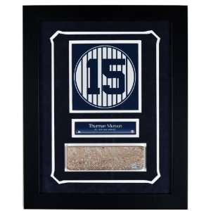 Thurman Munson   Yankees Stadium Monument Park Authentic Brick Slice 