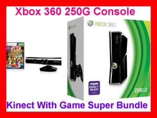 Xbox 360 250GB Console + Kinect Sensor With Game Bundle  