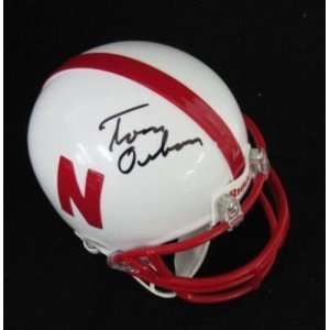 Tom Osborne Autographed Mini Helmet   Nebraska PSA DNA   Autographed 