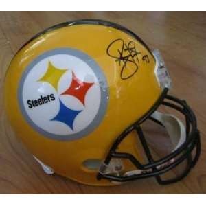 Troy Polamalu Signed Helmet   Replica   Autographed NFL Helmets