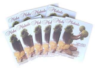 Hawaiian Mahalo Thank You Greeting Cards Set of 10  