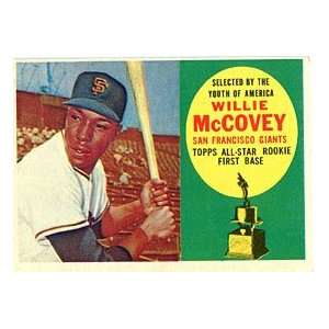 Willie McCovey Unsigned 1960 Topps Card