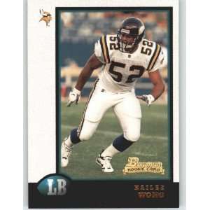  1998 Bowman #210 Kailee Wong RC   Minnesota Vikings (RC 