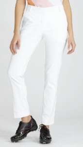NEW Spring 2012 Lady PUMA Golf Tech Slim Pants WHITE  