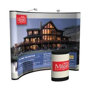 Deluxe 10 Curved Floor Trade Show Pop Up Display Booth 
