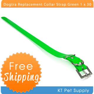 Dogtra Replacement Collar Strap Green 1 x 30 744622342048  