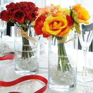 Wedding Centerpiece Bouquet Holder Vase Bridesmaid Gift  