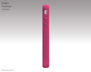   Colors Case for iPhone 4 4S   Fuchsia Screen Guard Cloth  
