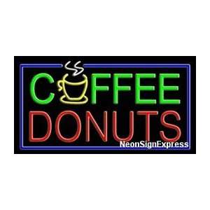  Coffee Donuts Neon Sign 