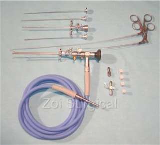 STORZ 27017AA Pediatric Cystoscope set with sheaths and forceps  
