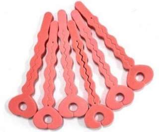 18X SOFT BENDY HAIR ROLLERS Foam Curlers NEW easy use  