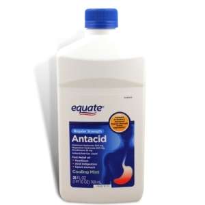 Liquid Antacid Anti Gas, Cooling Mint, 26 oz Equate  