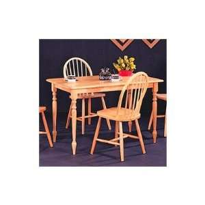   Rectangular Butcher Block Dining Table in Natural Furniture & Decor