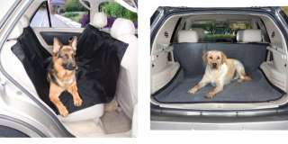 Two sided cargo covers and hammocks make it easy to transport pets in 