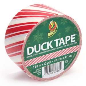  Candy Cane Duck Brand Duct Tape 1.88 in X 10 yds Office 